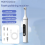 Polisseuse à dents rechargeable avec 6 têtes de brosse blanches 2