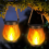 Solar Lanterns Lights Flickering Flame Garden Lights 2