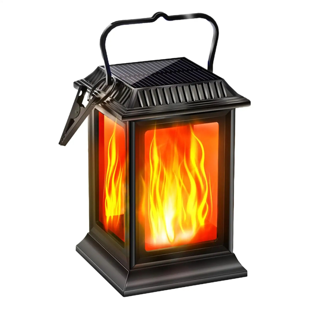 Solar Flickering Flame Lights Flickering Flame Solar Lantern