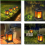 Solar Flickering Flame Lights Flickering Flame Solar Lantern 7