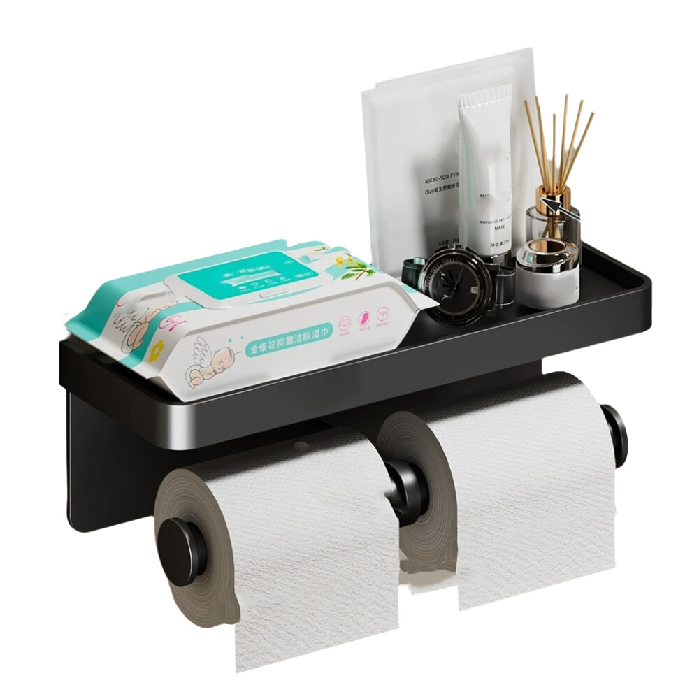 Aluminum Alloy Toilet Paper Holder Toilet Paper Holder Wall-Mounted-image-OPC-PHZNFK5-NEW