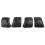 4Pcs Dach Rack Abdeckung Kappe Schiene Ende Shell Montage für Modell Y 1