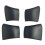 4Pcs Dach Rack Abdeckung Kappe Schiene Ende Shell Montage für Modell Y 7