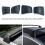 4Pcs Dach Rack Abdeckung Kappe Schiene Ende Shell Montage für Modell Y 3