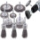 1/4 Inch Hex Shank Wire Brush Wheel Cup Brush Set 10 Pack Wire Brush 1