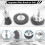 1/4 Inch Hex Shank Wire Brush Wheel Cup Brush Set 10 Pack Wire Brush 3