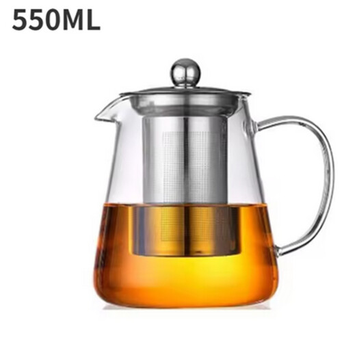 Wärmeglas-Teekanne Puer Oolong-Topf 550ML 1