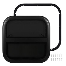 RV Sliding Window 500 X 500mm Black Aluminum Alloy