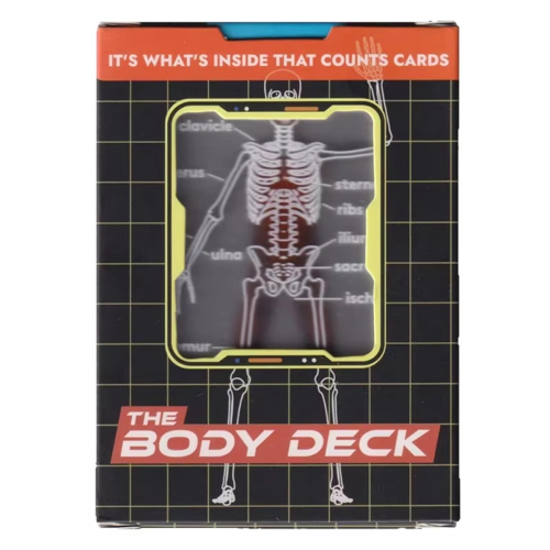 Nový balíček kariet Body Deck s 52 listami