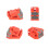 Sets für Bambu Make Druckkopfreiniger Düsenbürste Orange Rot 4