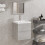 VidaXL Bathroom Cabinet with Mirror Concrete Grey Engineered Wood 1