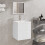 VidaXL Bathroom Cabinet with Mirror White Engineered Wood 1