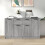 VidaXL Sideboards 2 pcs Grey Sonoma 60x30x70 cm Engineered Wood 1