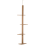 PawHut 260cm Floor To Ceiling Cat Tree for Indoor Cats w/ Adjustable Height - Brown 1