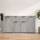 VidaXL vidaXL Sideboards 3 pcs Grey Sonoma Engineered Wood 1