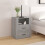 VidaXL Bedside Cabinet Grey Sonoma 50x36x60 cm Engineered Wood 1