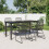 VidaXL vidaXL 5-tlg. Garten-Essgruppe Schwarz PVC Rattan 1