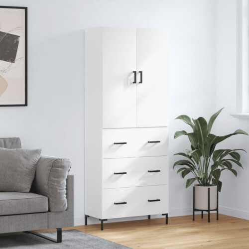 VidaXL vidaXL Highboard White 69.5x34x180 cm Engineered Wood
