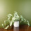Leaf 30cm Artificial Trailing Plant Realistic Variegated Potted Alocasia 1