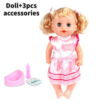 (Doll) Children Role Play Toy Plastic Construction Creative Toddlers Preschoolers Doll
