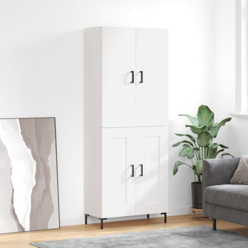 VidaXL vidaXL Highboard White 69.5x34x180 cm Engineered Wood
