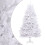 VidaXL vidaXL Artificial Hinged Christmas Tree with Stand White 210 cm 1