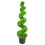 Leaf 120cm Green Large Leaf Spiral with Decorative Planter 1
