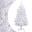 VidaXL vidaXL Artificial Hinged Christmas Tree with Stand White 150 cm 1