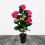 Leaf Artificial Hydrangea Flowering Plant Pink 1