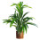 Leaf 65cm Artificial Large Leaf Bamboo Shrub Plant with Copper Metal Planter 1