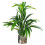 Leaf 65cm Artificial Realistic Bamboo Shrub Plant with Silver Metal Planter 1