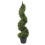 Leaf 90cm (3ft) Tall Artificial Boxwood Tower Tree Topiary Spiral Metal Top 1