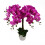 Leaf 85cm Artificial Deluxe Bush Orchid - Dark Pink 1