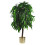 Leaf 120cm Large Artificial Mango Tree Plant with Metal Planter 1