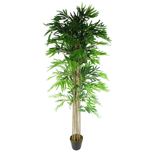 Leaf 180cm (6ft) Artificial Bamboo Plants Trees Green