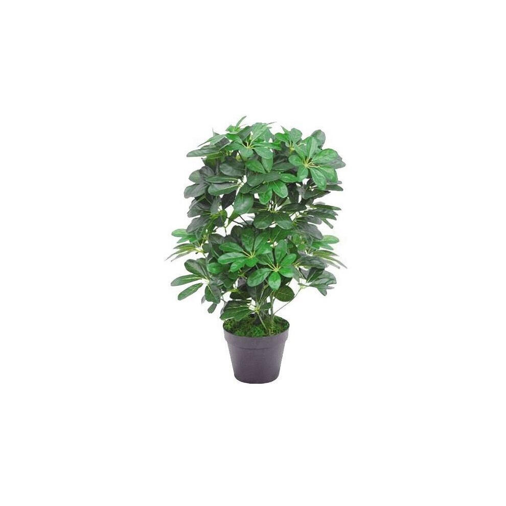 Leaf 55Cm Artificial Schefflera Arboricola Plant Dark/Green