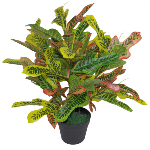 Leaf 65cm Artificial Codiaeum Multicoloured House Plant