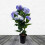Leaf Artificial Hydrangea Flowering Plant Blue 1