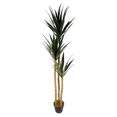 Leaf 170cm Artificial XL Triple Yukka Tree Tropical Plant