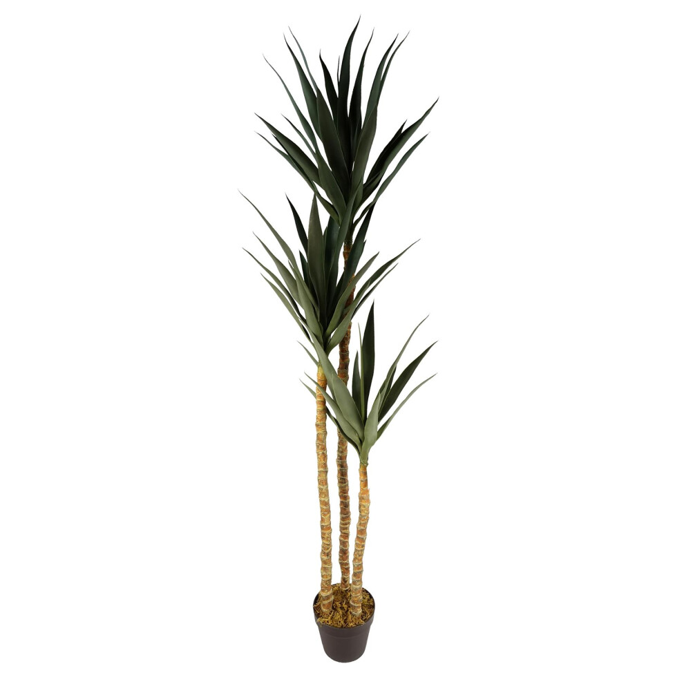 Leaf 170Cm Artificial Xl Triple Yukka Tree Tropical Plant