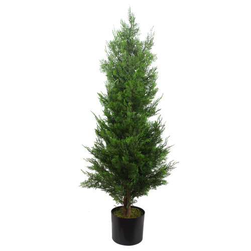 Leaf 120cm Realistic Artificial Cypress Topiary