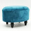 BLUE VELVET OVAL FOOTSTOOL 1