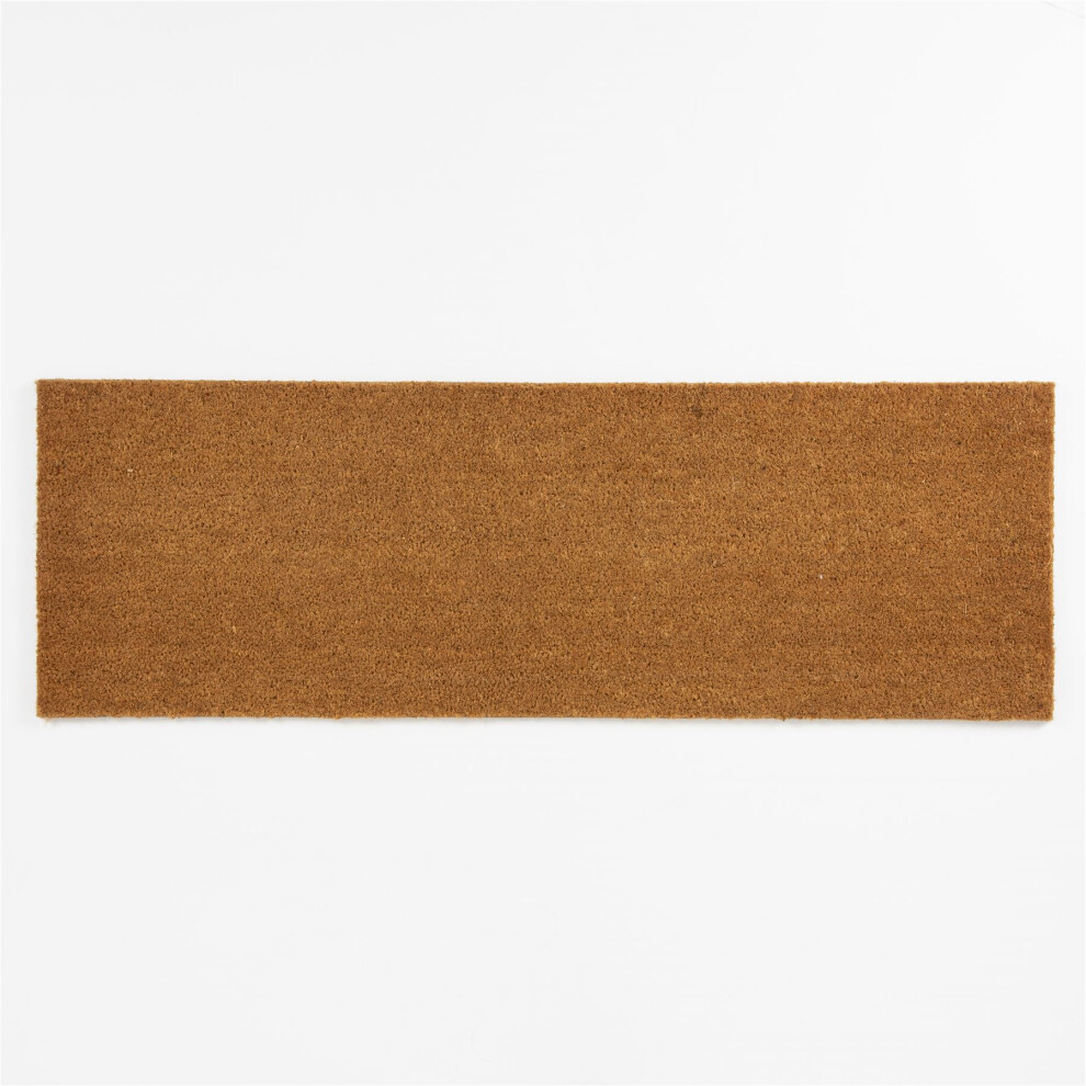 Arthouse Astley Plain Pvc Backed Coir 40X120cm Natural Doormat