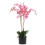Leaf 60cm Artificial Luxury Orchid - Triple Stem - Pink Realistic Plant 1