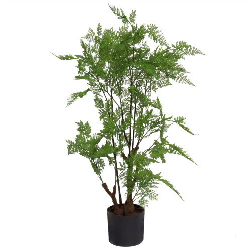 Leaf 90cm Artificial Natural Moss Base Fern Foliage Plant