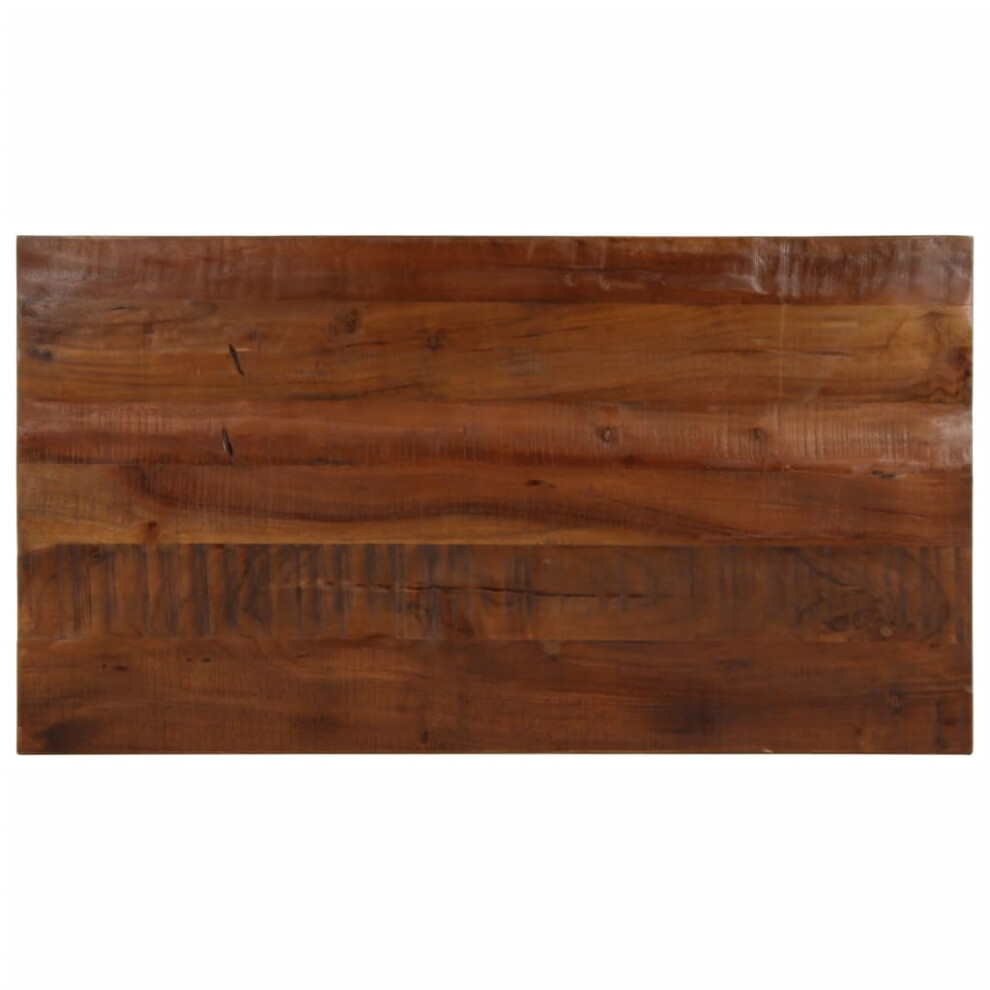 Vidaxl Table Top 120X70x2.5 Cm Rectangular Solid Wood Reclaimed