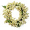 Leaf 55cm Artificial Hanging White Berry Wreath 1