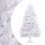 VidaXL vidaXL Artificial Hinged Christmas Tree with Stand White 180 cm 1