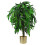 Leaf 100cm Leaf Design UK Artificial Realistic Mango Plant / Tree Green Gold 1