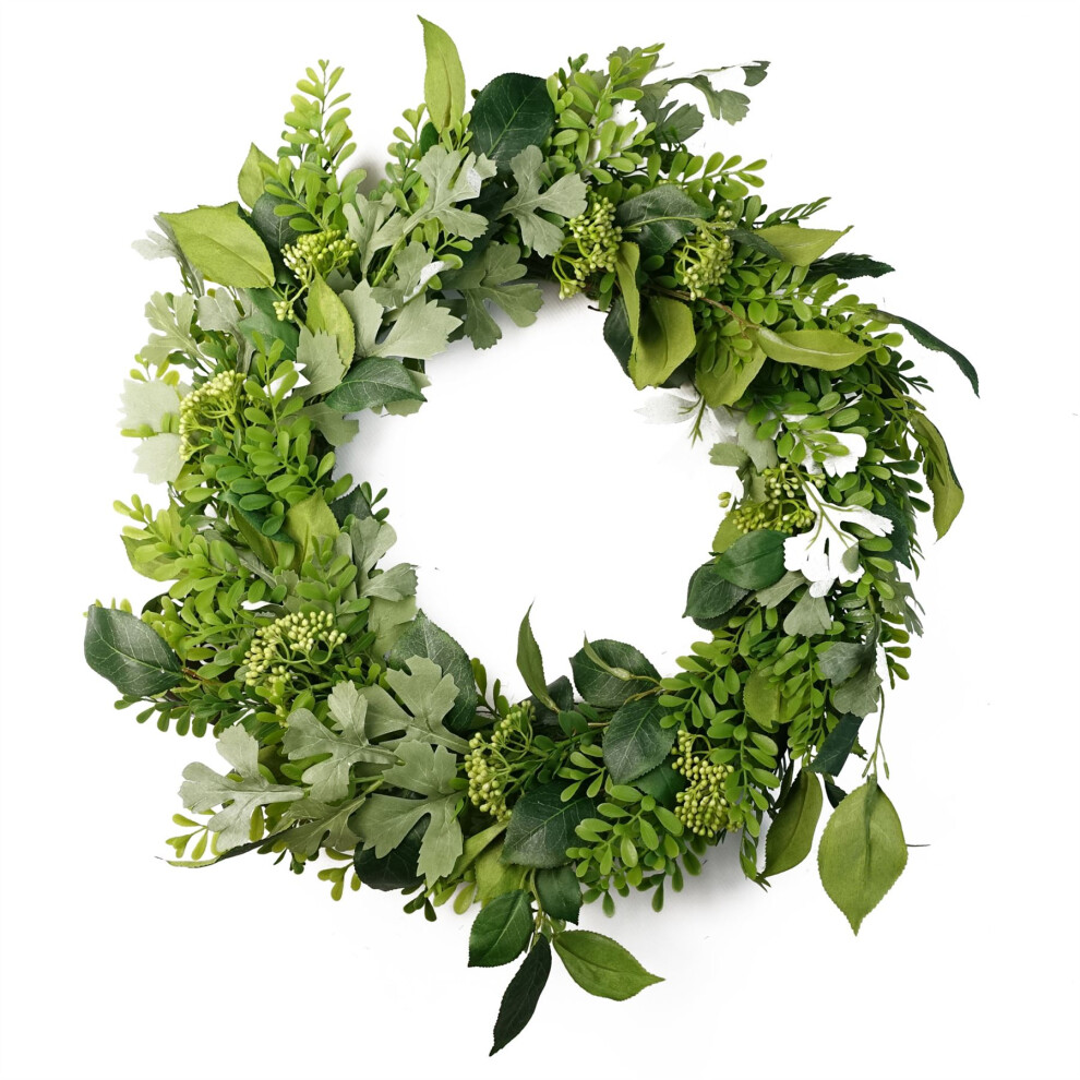 Leaf 50Cm Artificial Wreath Fern